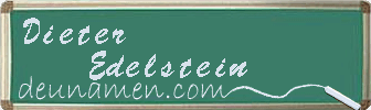 Dieter Edelstein Visitenkarte